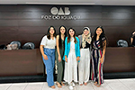 Acadêmicas de Direito na reunião da Mulher Advogada OAB