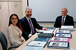 Visita Institucional e apresenta&ccedil;&atilde;o do curso de Direito ao Vice-presidente da Comiss&atilde;o de est&aacute;gio e exame de ordem da OAB/PR