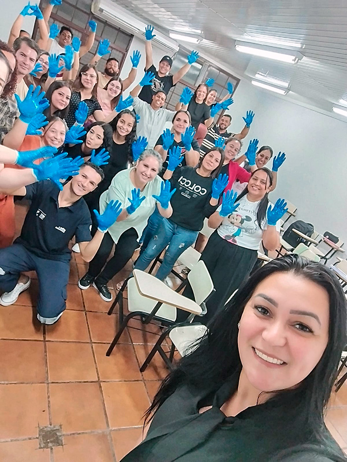 Higienização das Mãos - Aula prática