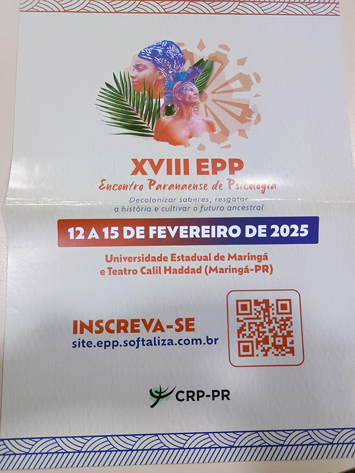 Equipe do Conselho Regional de Psicologia e XVIII Encontro Paranaense de Psicólogos