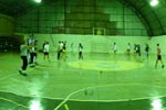 Acadêmicos do Curso de Educação Física da FEFFI Participando de Aulas Práticas de Futsal