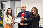 O curso de Direito do CESUFOZ recebe juristas de Portugal em palestra sobre desafios jurídicos contemporâneos
